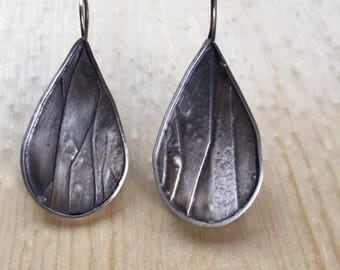 Sterling silver teardrop earrings