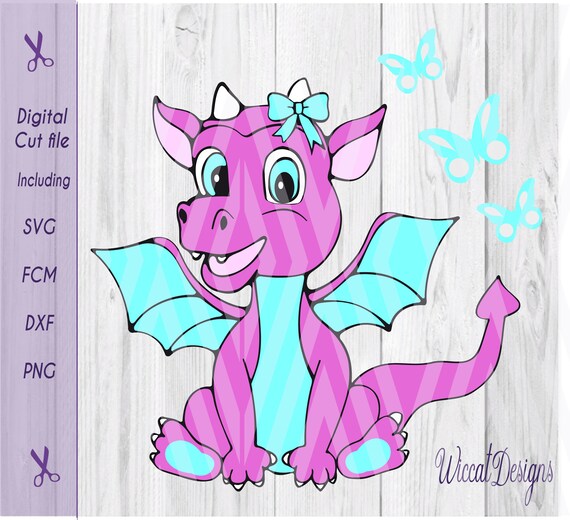 Dragon svg girls svg cute dragon svg Girl svg baby girl