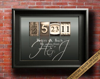 6th Anniversary Gift, 6th Year Anniversary, 6th Anniversary Men, Leather Anniversary Wood Anniversary 5th Anniversary men ANY YEAR PRINTABLE