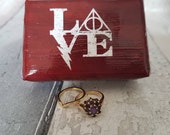 Wizard Inspired LOVE Double Ring Box - Luxury Wedding Ring Box