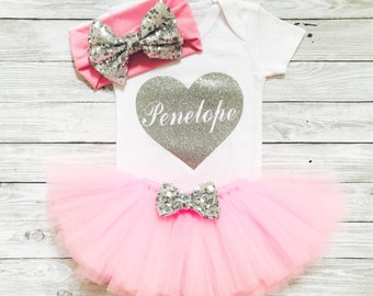 Baby Girl Coming Home Outfit, Baby Girl Clothes, Personalized Newborn Girl Outfit, Newborn Girl, Baby Girl, Baby Girl Outfit, Newborn