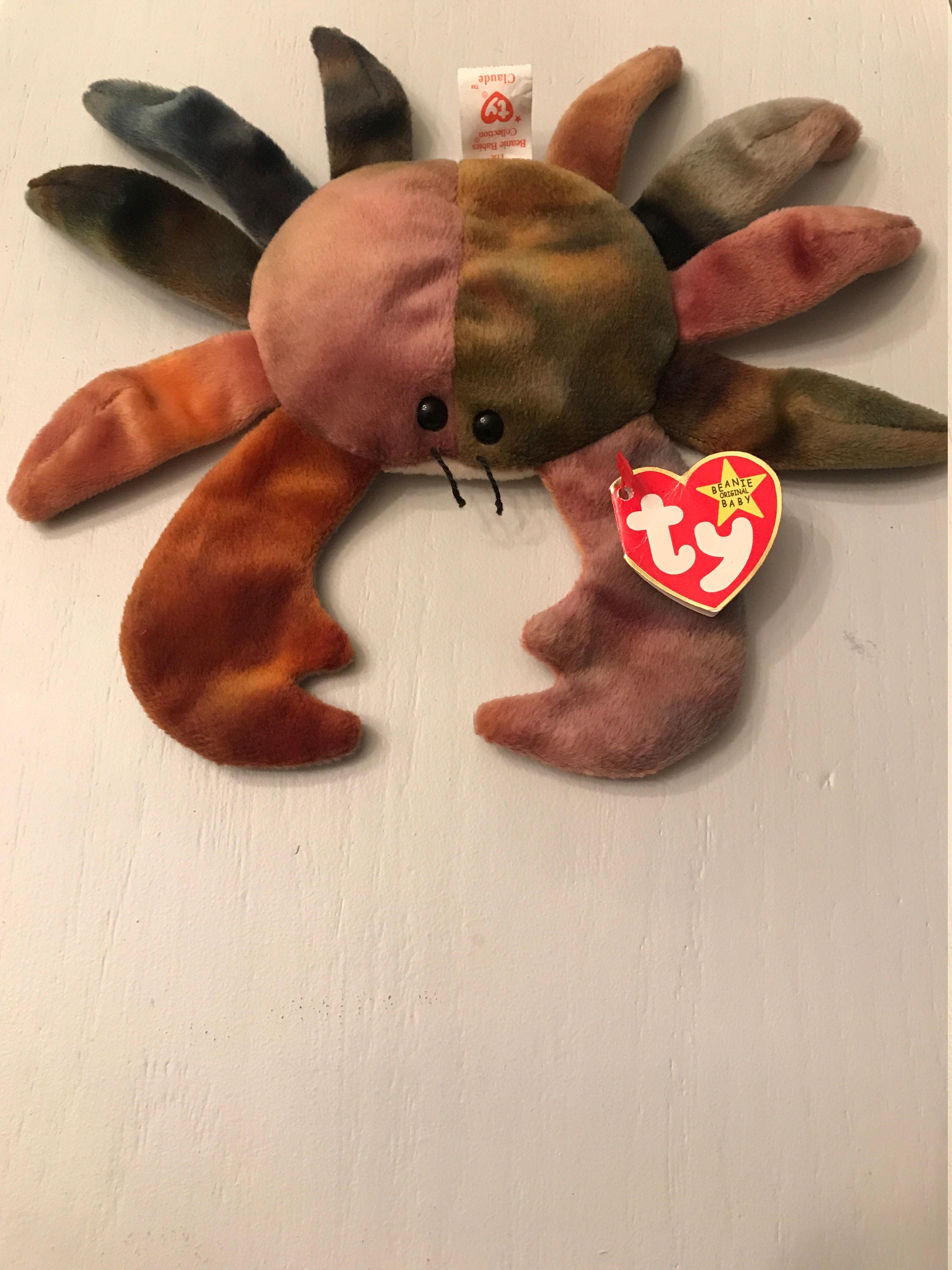 Rare Claude the Crab Beanie Baby