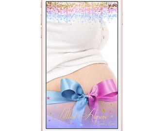 Gender Reveal Snapchat filters, Babyshower Geofilters, Snap Chat Filters, Snapchat Customized, Custom SnapChat Filters, Gender Reveals
