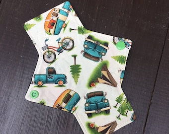 7 inch liner/light cloth pad, panty liner, reusable cloth pads, reusable, mama cloth, liners
