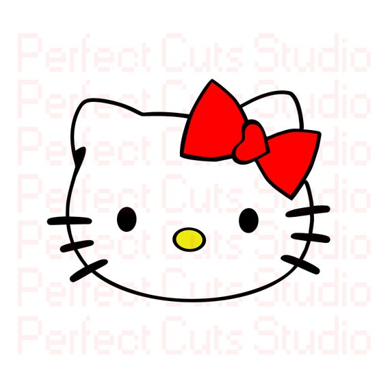 Download Hello Kitty SVG & Studio3 Cut File PDF Hello Decoration