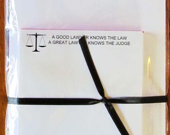 Notepad - A Great Lawyer Knows the Judge