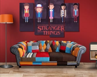  Stranger  things  wall Etsy