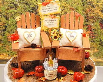 RUSTIC FALL BARN Wedding Cake Topper Keepsake Sale Base Attached All One Piece Small RUSTIC FALL BARN Wedding Cake Topper Keepsake Sale Base Attached All One Piece Small