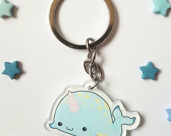 ty narwhal keychain