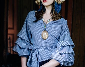 Tribal Fusion Belt Tribal Belly Dance Belt Spiked Belt Belly