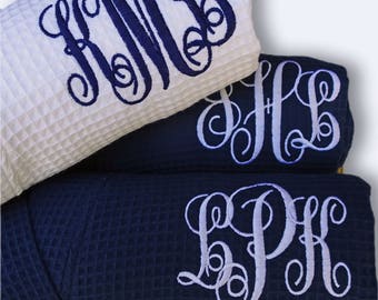 Bridesmaid Robes Set of 6 Monogram Bridesmaid Robe