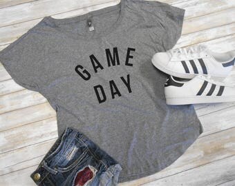 Game Day Shirt, Game Day Tshirt, Football Shirt, Game Day Clothing, Retro Tshirt, Vintage Tshirt, Tailgate Shirts, Women's Graphic Tees