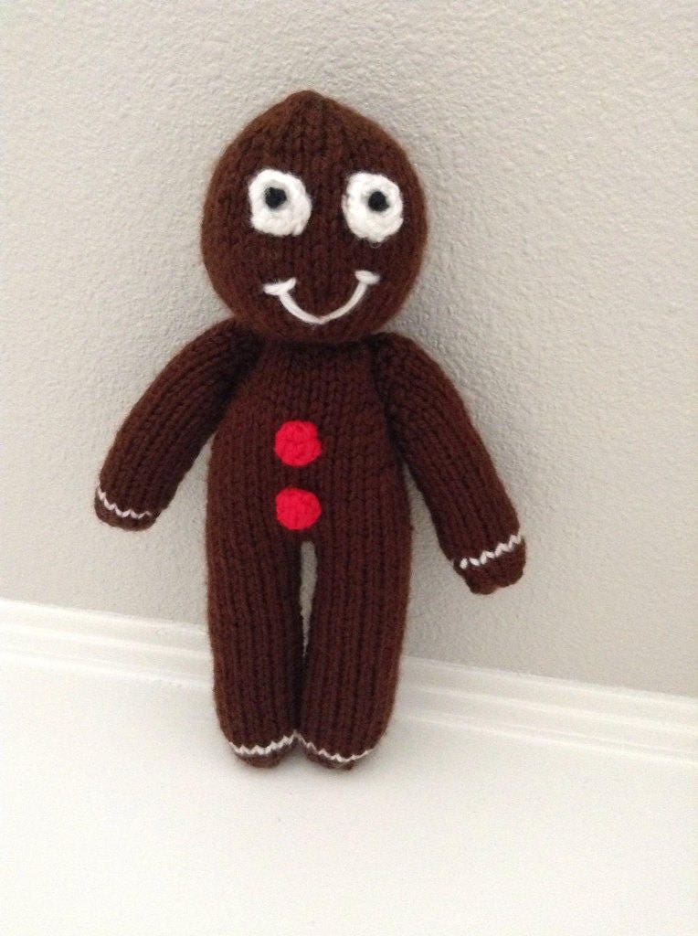 gingerbread man soft toy