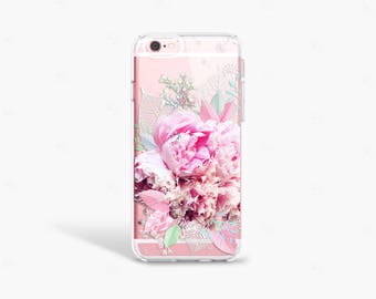 Peony iPhone 7 Case Floral iPhone 7s Case Floral iPhone 7s Plus Case Peony iPhone Case Galaxy S8 Case Floral Samsung Galaxy S7 Edge Case