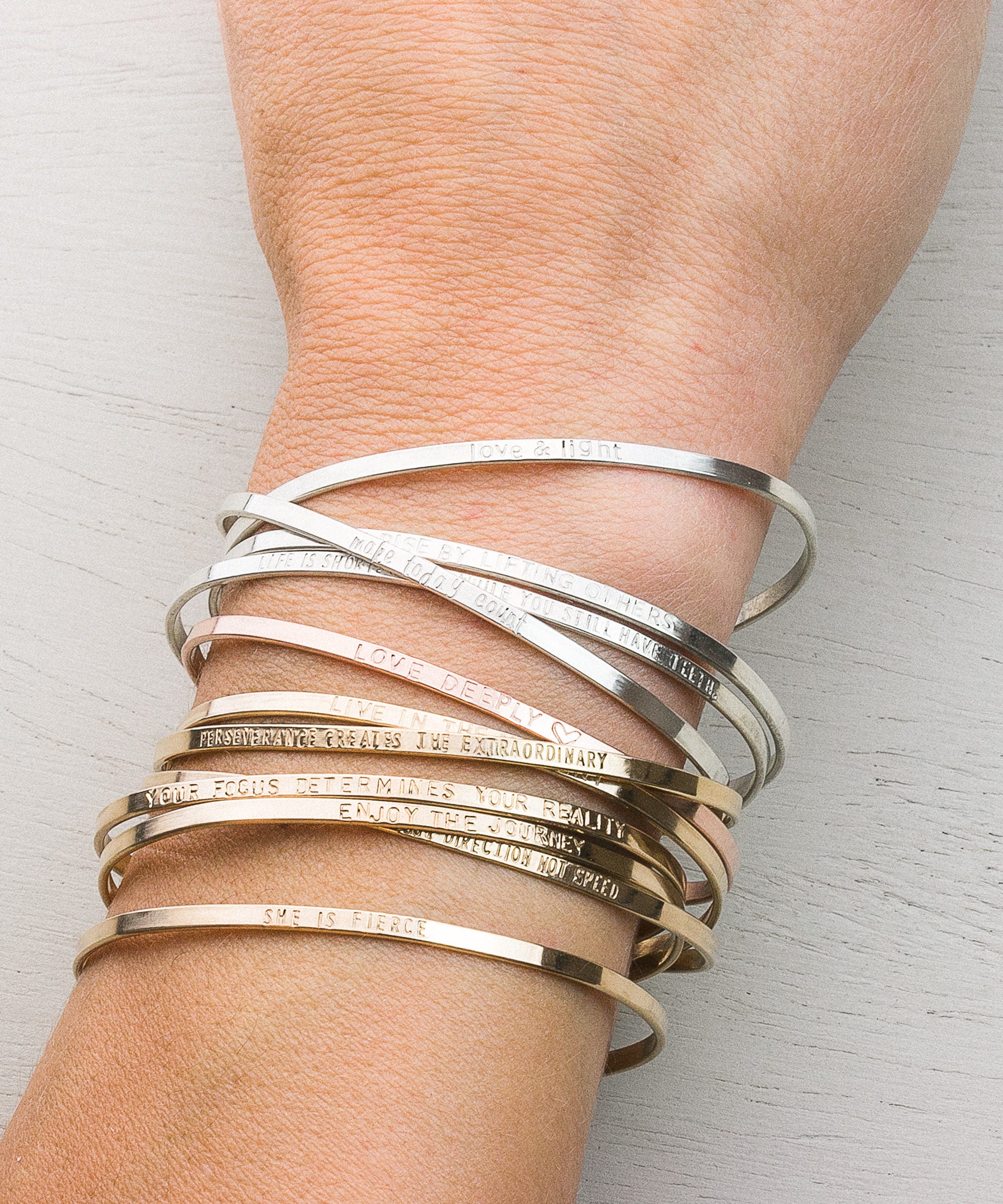 Personalized Cuff Bracelet / Inspirational Bracelet / Custom