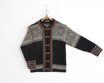 Vintage Norwegian Sweater/Cardigan - Nordic, scandinavian