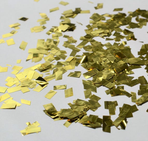 Gold Foil Confetti Metallic Gold Confetti Gold Confetti