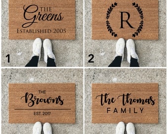 Custom Door Mat, Personalized Doormat, Door Mat, Doormat, Door Mat Personalized, Rug, Customized Doormat, Newlywed Gift, Unique Gift
