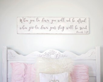 Bedroom scripture sign, Kids room wall decor, wood sign for bedroom, bedroom sign, large bedroom sign