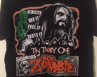 rob zombie band shirt