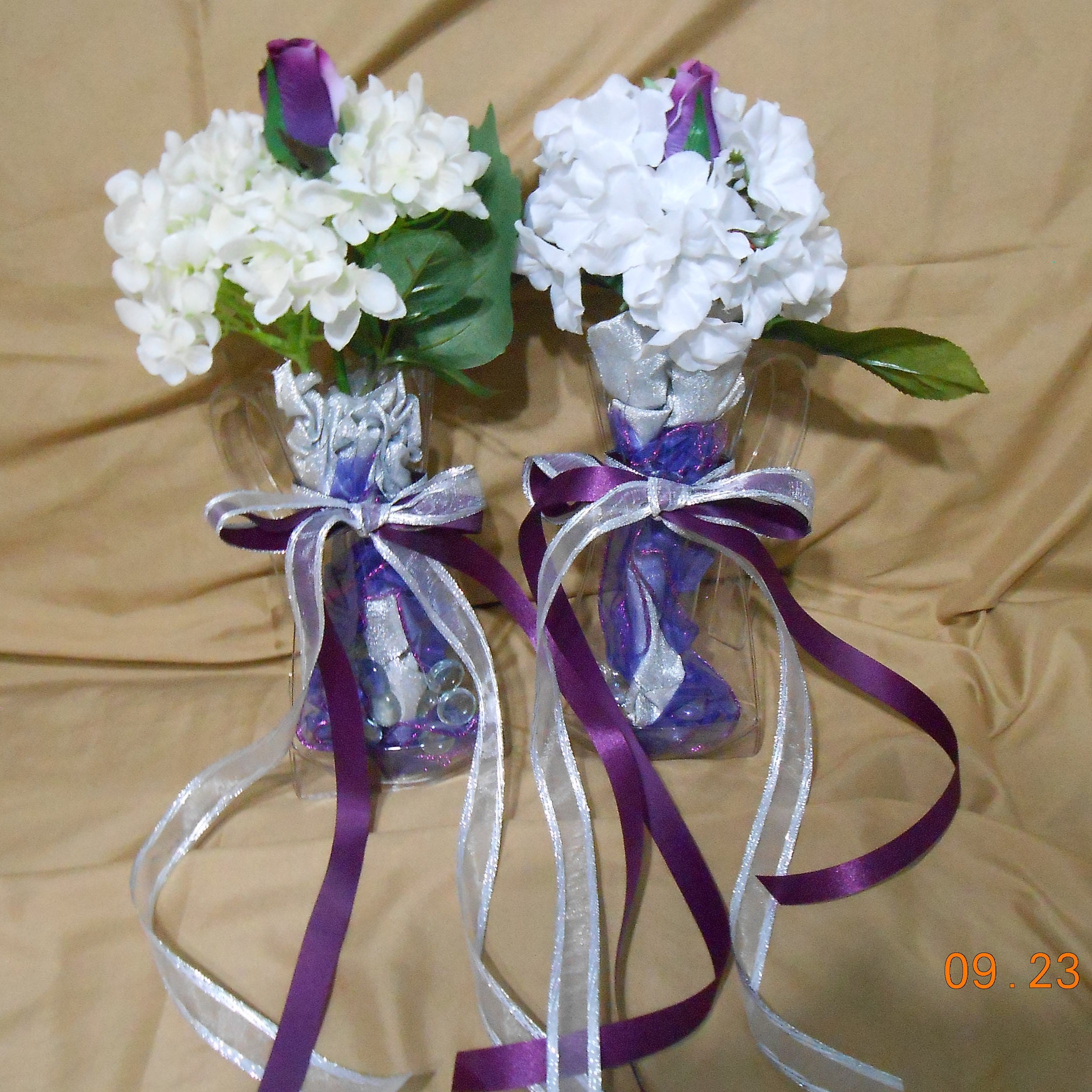 Pew Flowers with Pew Holder