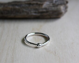 Ouroboros Ring - Argentium Silver - Silver Ouroboros Ring - Snake Eating Itself - Silver Serpent Ring - Snake Jewelry - Hypoallergenic Ring