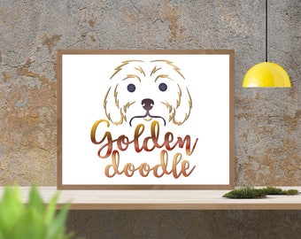 Goldendoodle svg | Etsy