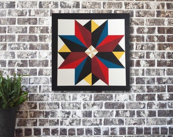 Wood Barn Quilts, Quilt Wall Art, Quilt Wall Hanging, Wood Wall Art, Barn Quilt Patterns, Wood Quilt Pattern, Wood Quilt Block, Housewarming