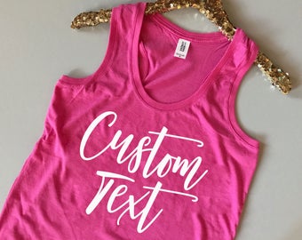 Custom tank top | Etsy