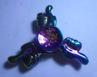 Thumbs Up Metal Fidget Spinner in tin case Shipped from Pittsburgh, PA