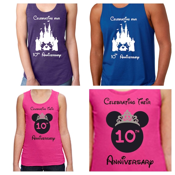 Items similar to Disney Anniversary Shirts, Anniversary