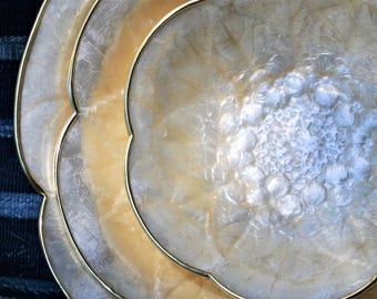 Capiz Bowl Set // Hostess Gift // Mermaid Bride