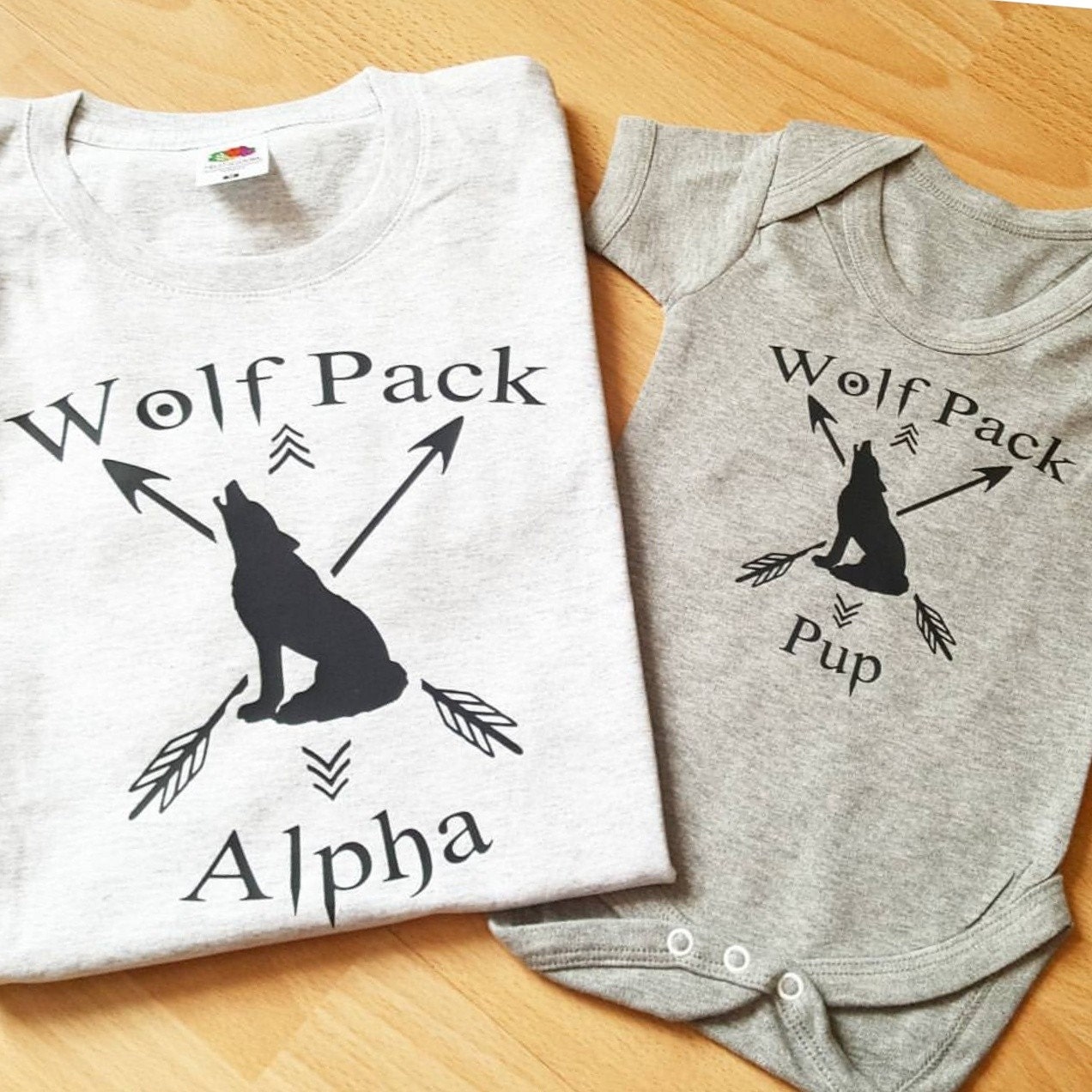 Matching Father Son Tshirts Daddy Gift Set Dad Birthday