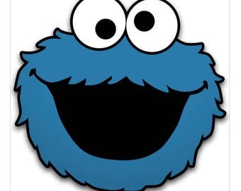 Cookie Monster SVG Download,SVG Downloads,SVG Files,Cookie Monster,Vinyl cutting machine designs,Silhouette svg designs,Scan n Cut files