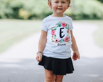 Custom Baby Girl Onesie, Baby Girl Coming Home Outfit, Custom Girl Shirt, Monogram Baby Girl, Newborn Girl Outfit, Personalized Onesie