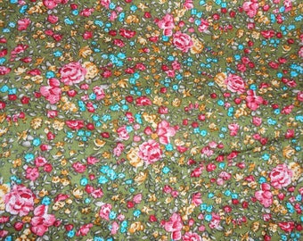 cotton fabric with green very pretty