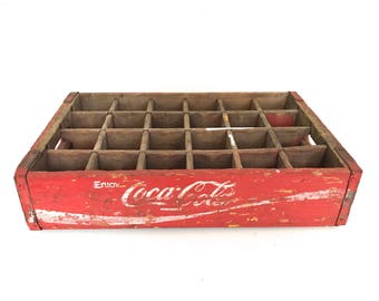 Vintage wooden soda crate
