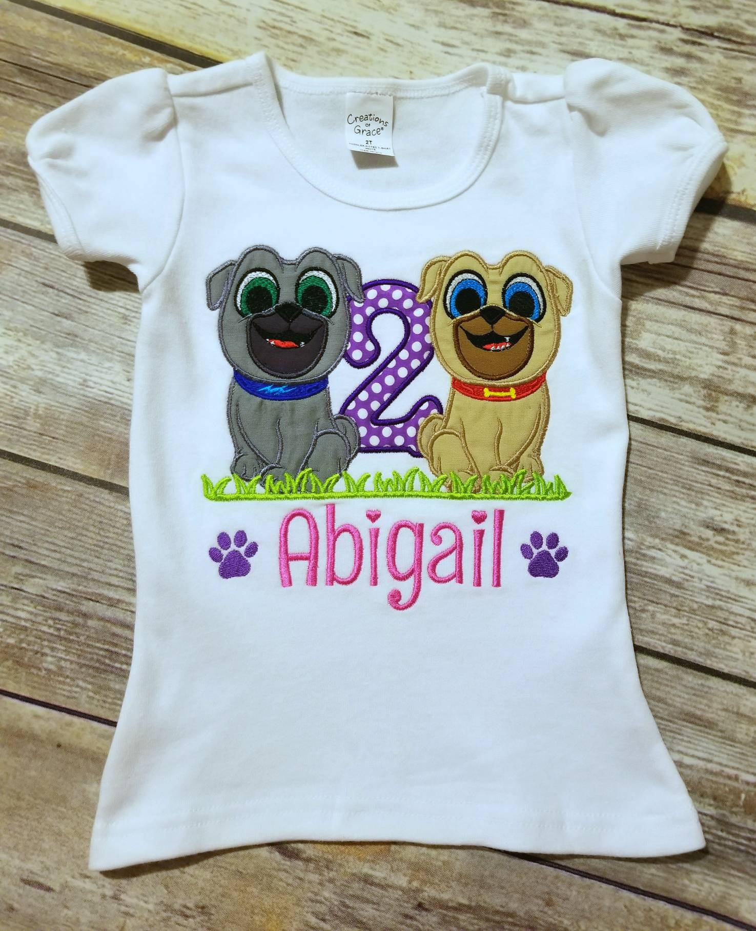 puppy pal birthday shirt