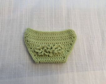 Infant girl diaper cover