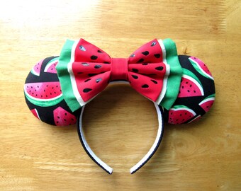Minnie Mouse Ears - Watermelon Ears