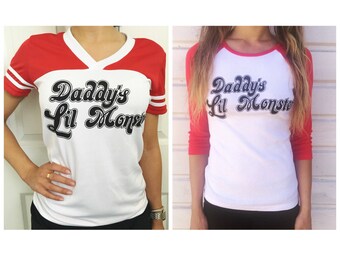 Harley Quinn Daddys Lil monster shirt