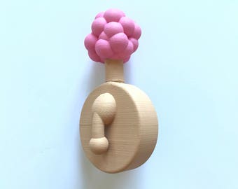 Rick and Morty - Plumbus with Stand and Manual - 3D Printed - Handpainted - 3 Sizes - Made with Dinglebob Filament - Perfect for your Bed