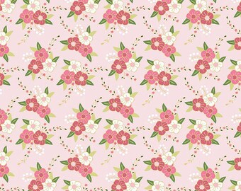 Pink Flowers by Riley Blake, Pink Flower Fabric