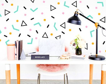 Picture of Geometric wall decal | Etsy