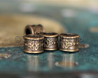 Beard Beads Viking Beard Rings Celtic Hair Beads Dreadlocks Beads Dwarven Beard Rings, Viking Amulet Asatru Celtic Jewelry Viking Jewelry