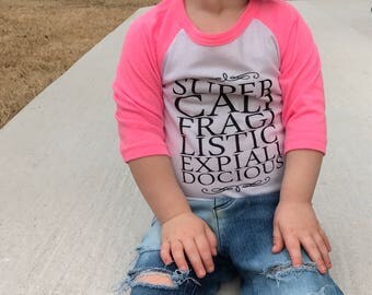 Mary Poppins Shirt - Disney Shirt - Kids Disney Shirt - Girls Shirt - Baby Girls Disney Shirt - Disney Land Shirt - Disney World Shirt