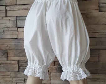 Short Cotton Bloomers Victorian Knickers Cosplay Shorts