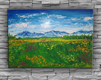 Oil-painting-Gift-for-her-Womens-gift-Textured-painting-Home-decor-wall-decor-Living-room-decor-original-painting-art-canvas painting-modern