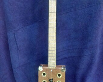 Cigar Box Guitar 3 String Acoustic/Electric