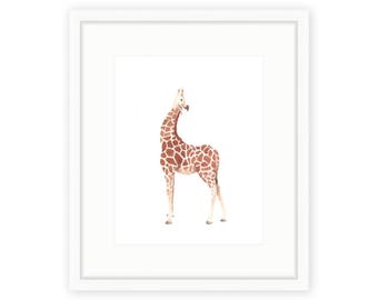 Baby giraffe print | Etsy